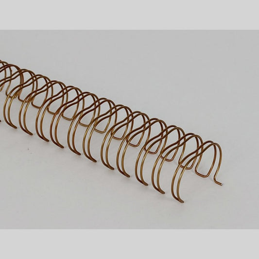 Wire-O PASO 2:1” 25,40mm Bronce 23 anillas (2 unidades) Artis Decor
