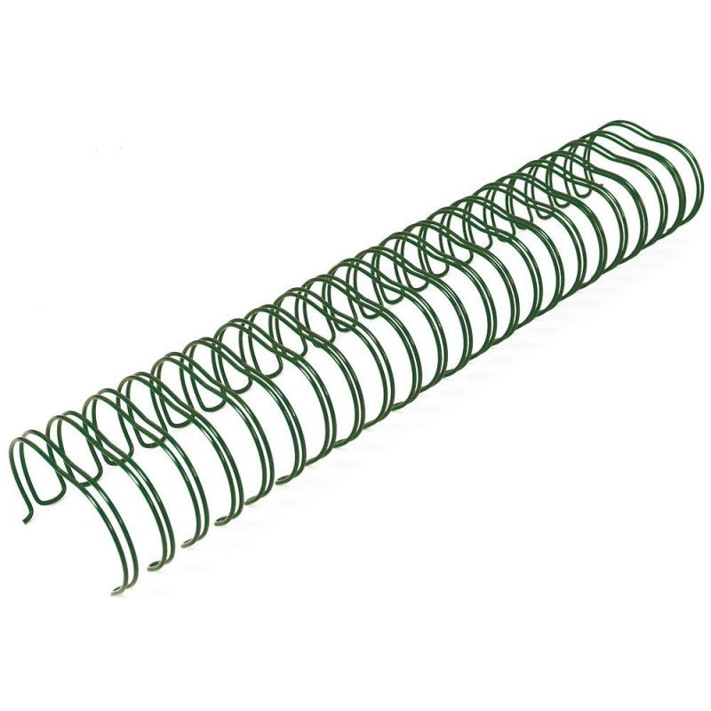 Wire-O PASO 2:1” 25,40mm Verde Bosque 23 anillas (2 unidades) Artis Decor