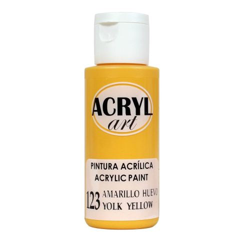 Pintura acrílica ACRYL-ART Amarillo Huevo 60ml