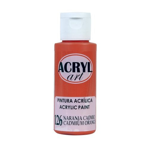 Pintura acrílica ACRYL-ART Naranja Cadmio 60ml
