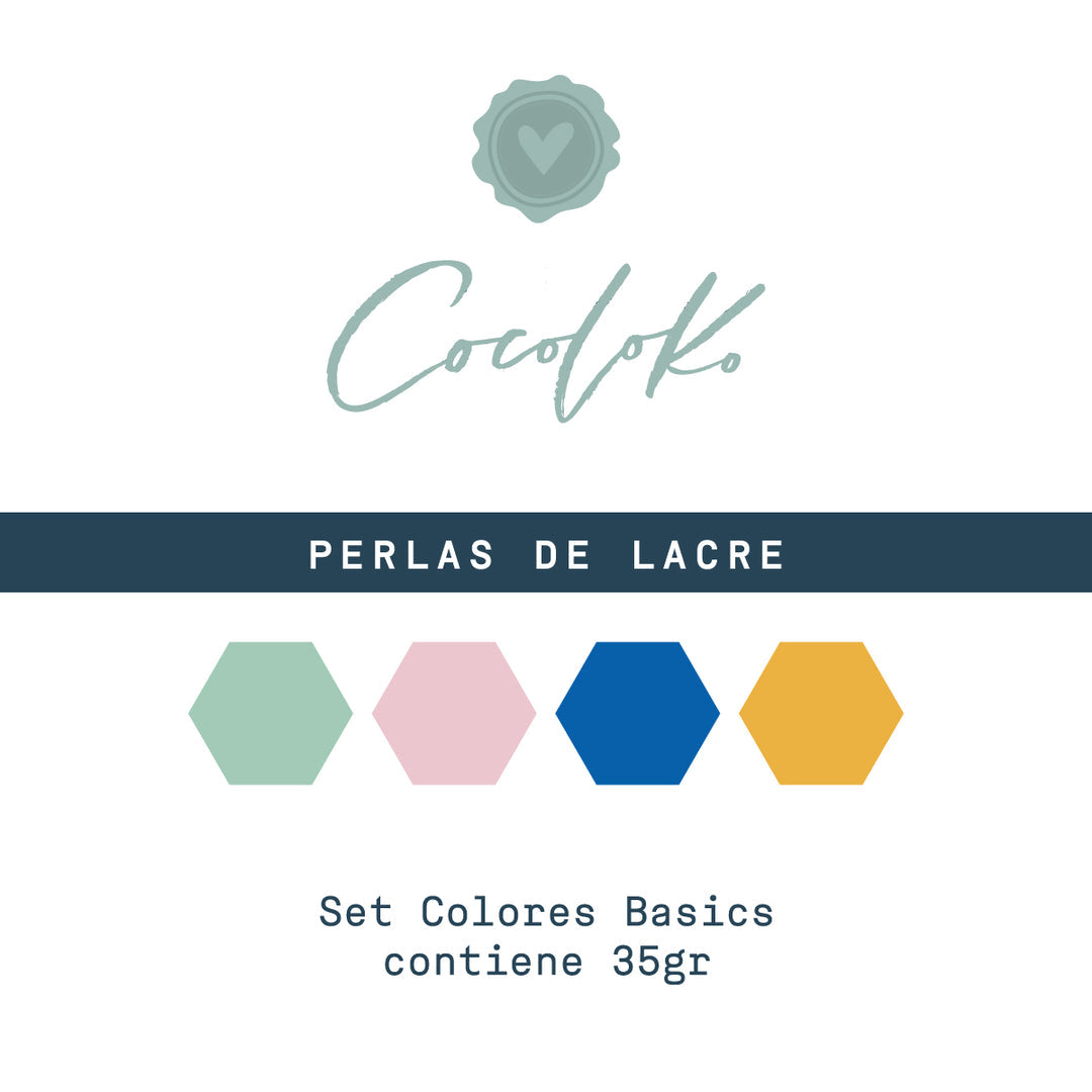 Set Perlas de Lacre Colores Basics Cocoloko