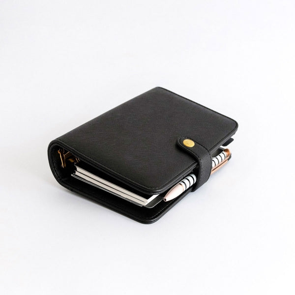 Planner Personal A6 Negro Sin fechas Charuca