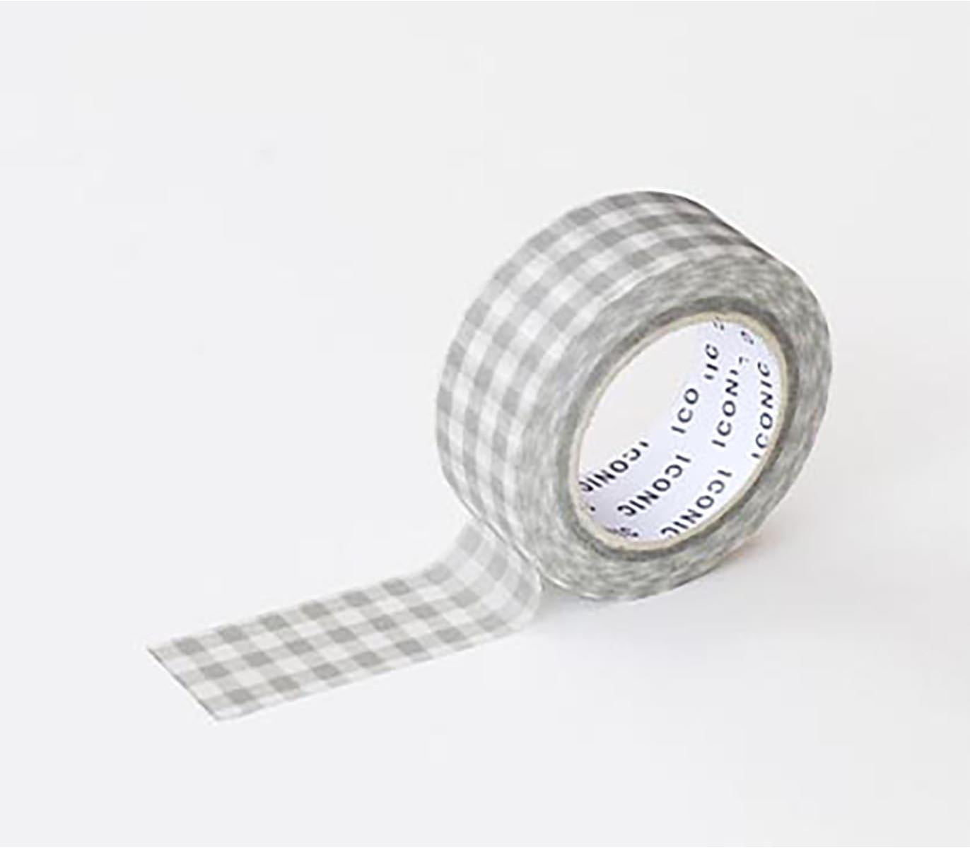 Iconic | Washi Tape Masking Tape Gingham Nº078 Dusty