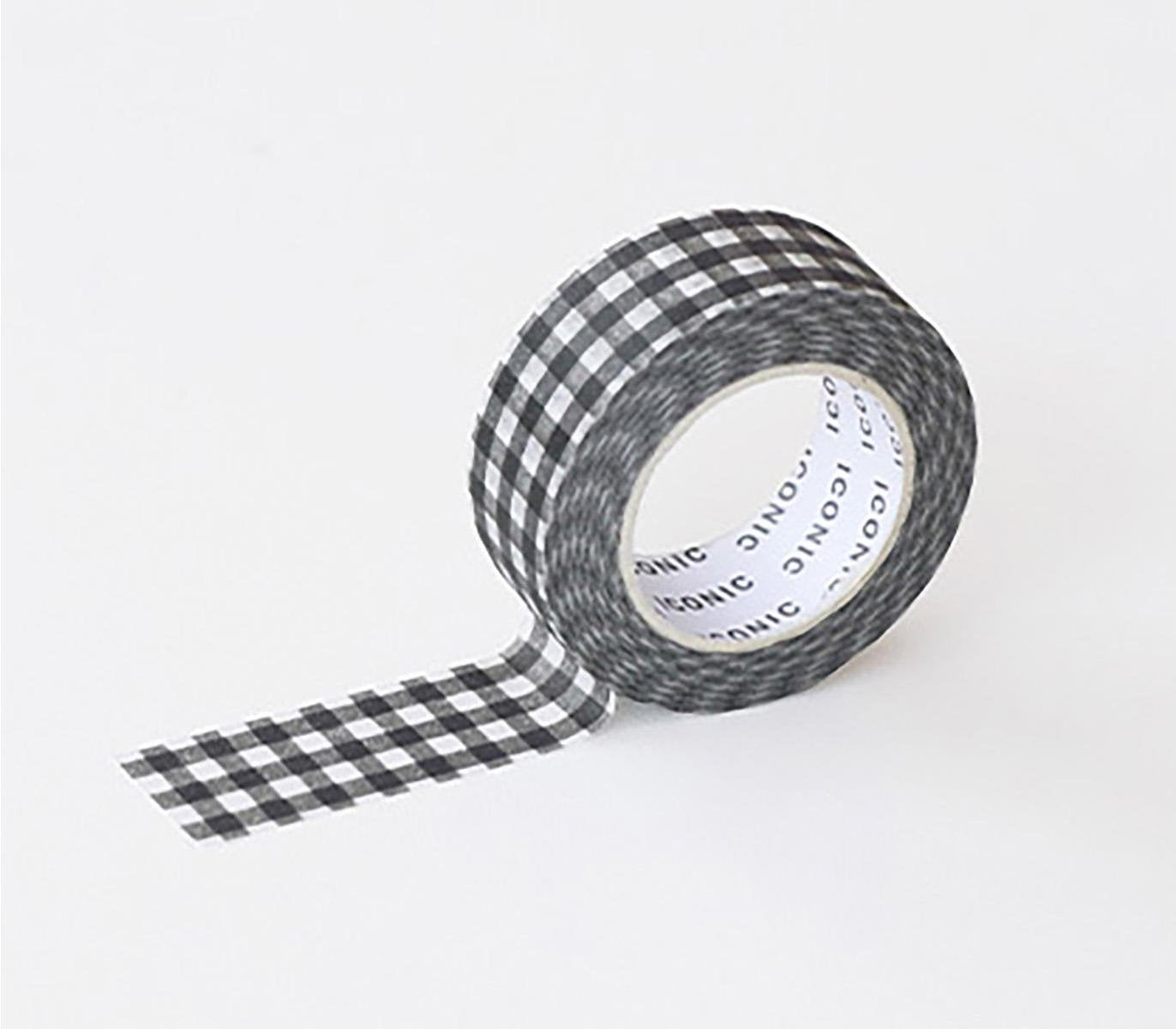 Iconic | Washi Tape Masking Tape Gingham Nº080 Blackberry