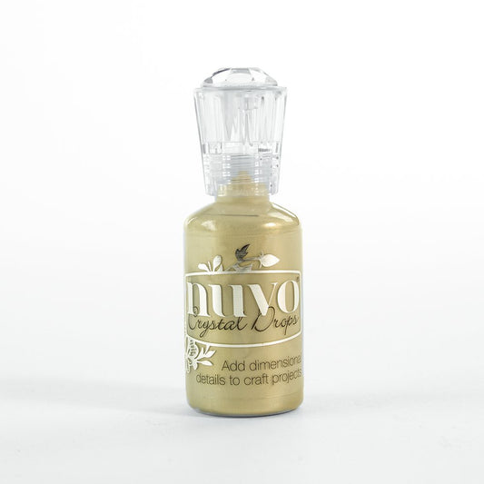 Nuvo Crystal Drops Gloss 30ml Pale Gold