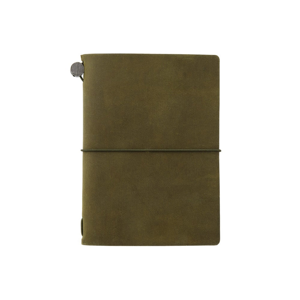 Traveler's Company| Cuaderno Traveler's Notebook Passport Size Olive Oliva