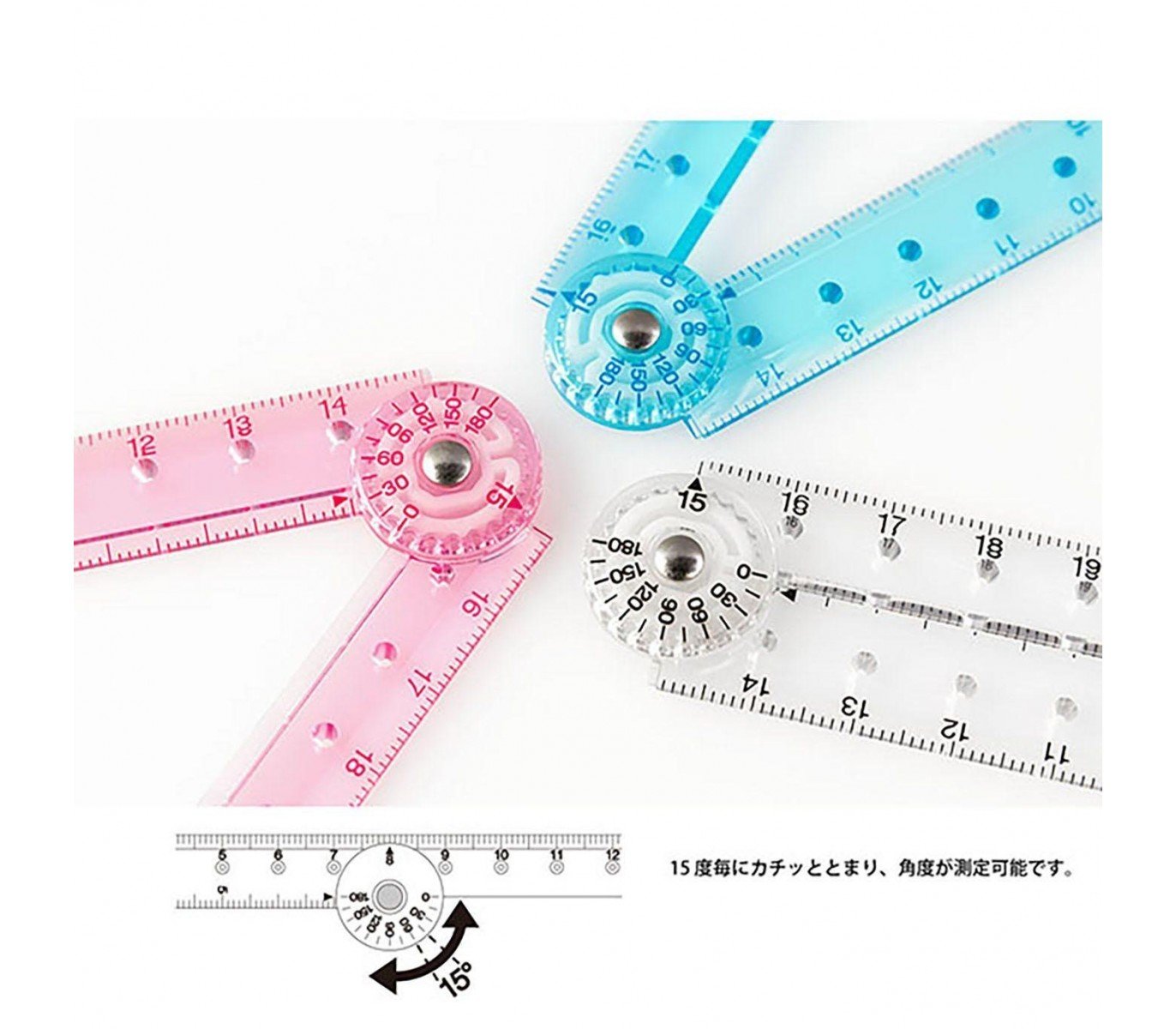 Multi Ruler 30cm Trasparente Clear