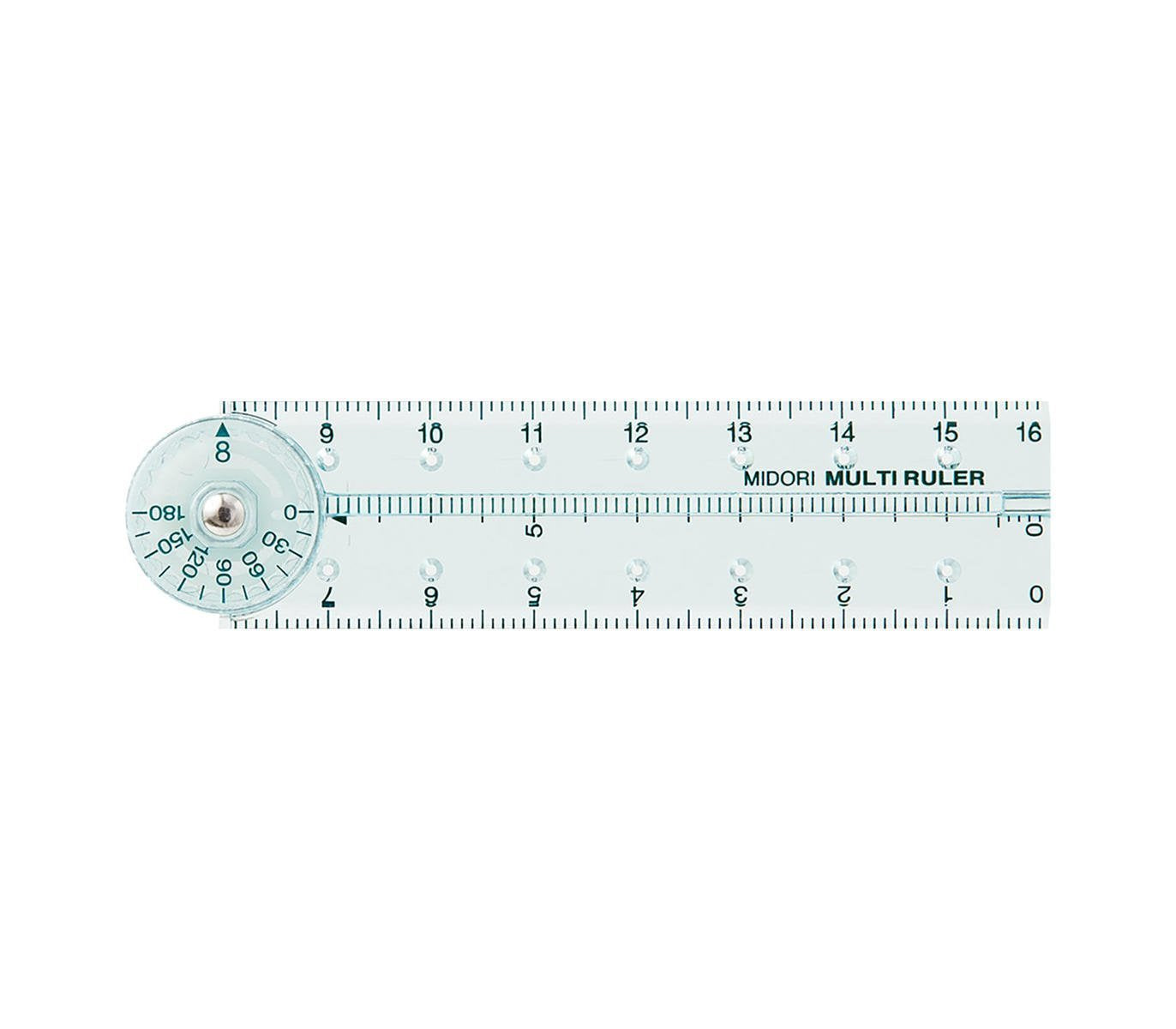 Multi Ruler 16cm Azul