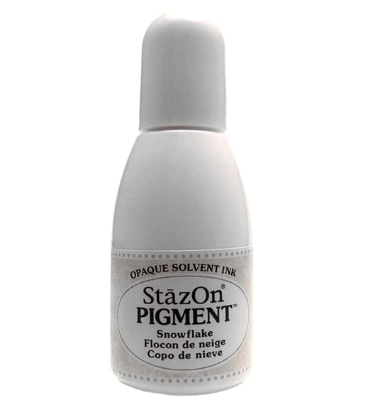 Recarga Tinta Stazon Pigmento Multisuperficie 15ml Snowflake Blanco