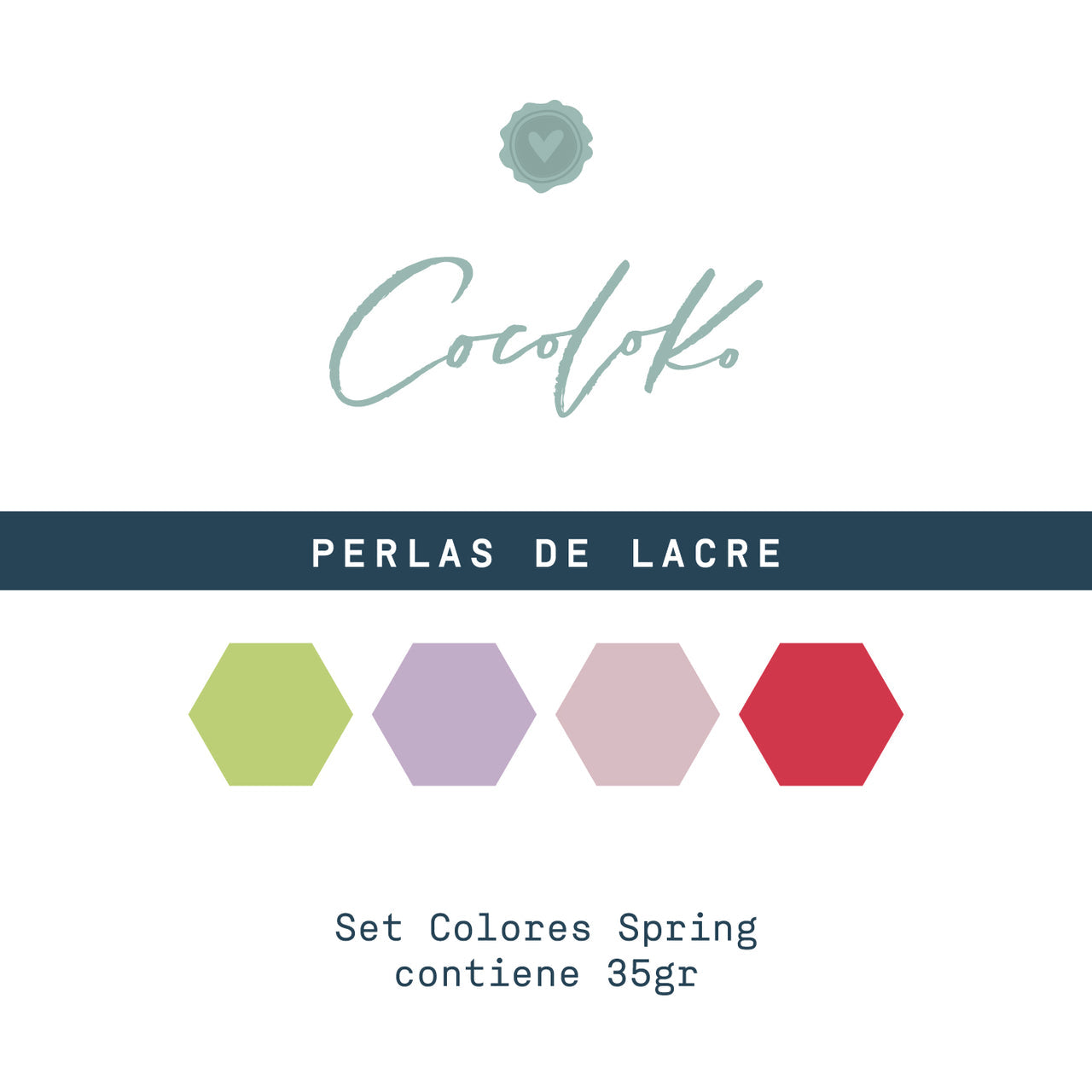 Set Perlas de Lacre Colores “Spring” Cocoloko