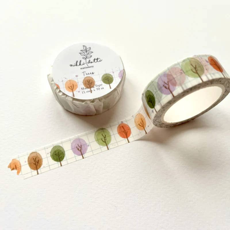 nikki dotti | Washi Tape “Trees” Árboles