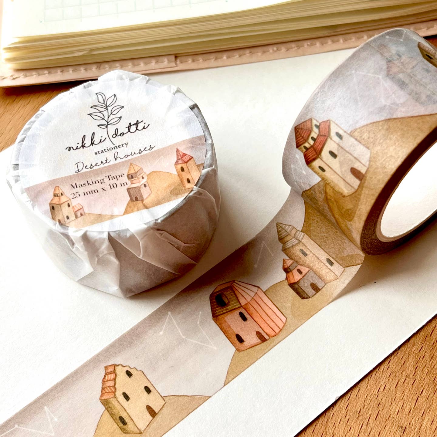 nikki dotti | Washi Tape “Desert Houses” Casas en el Desierto