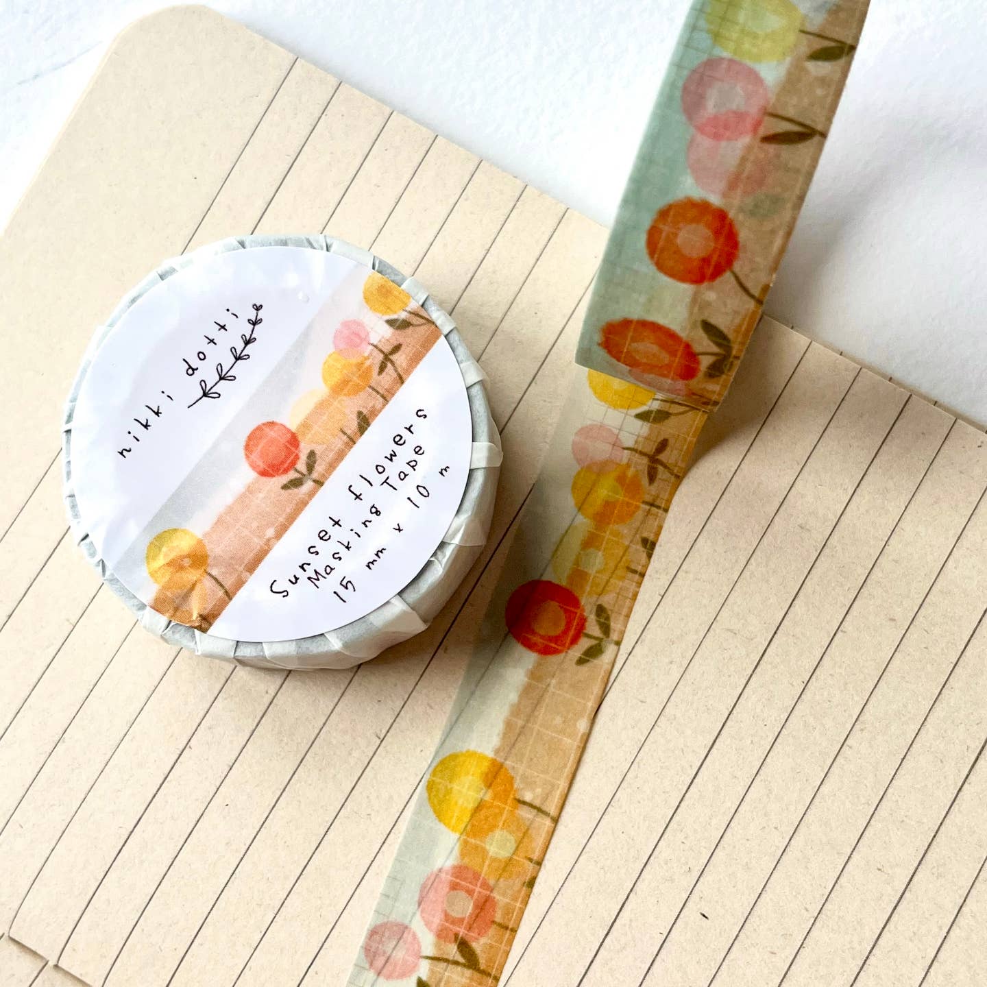 nikki dotti | Washi Tape “Sunset Flowers”