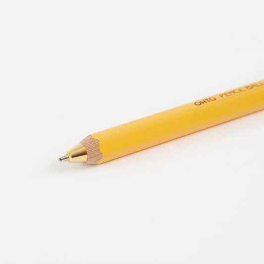 OHTO - Pencil Ball - Bolígrafo Retráctil Amarillo (13,5cm)1.0