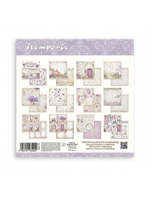 Colección  Lavender 20x20 Stamperia