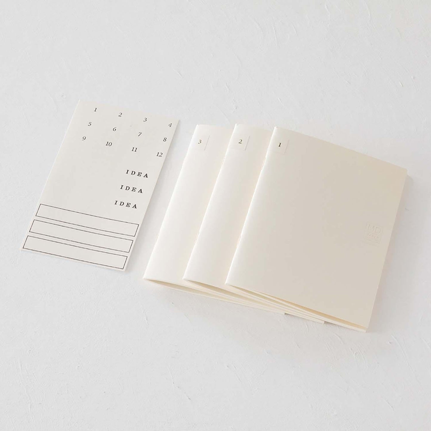 MD Paper | Notebook Light Pack A6 Cuadrícula (Set de 3)