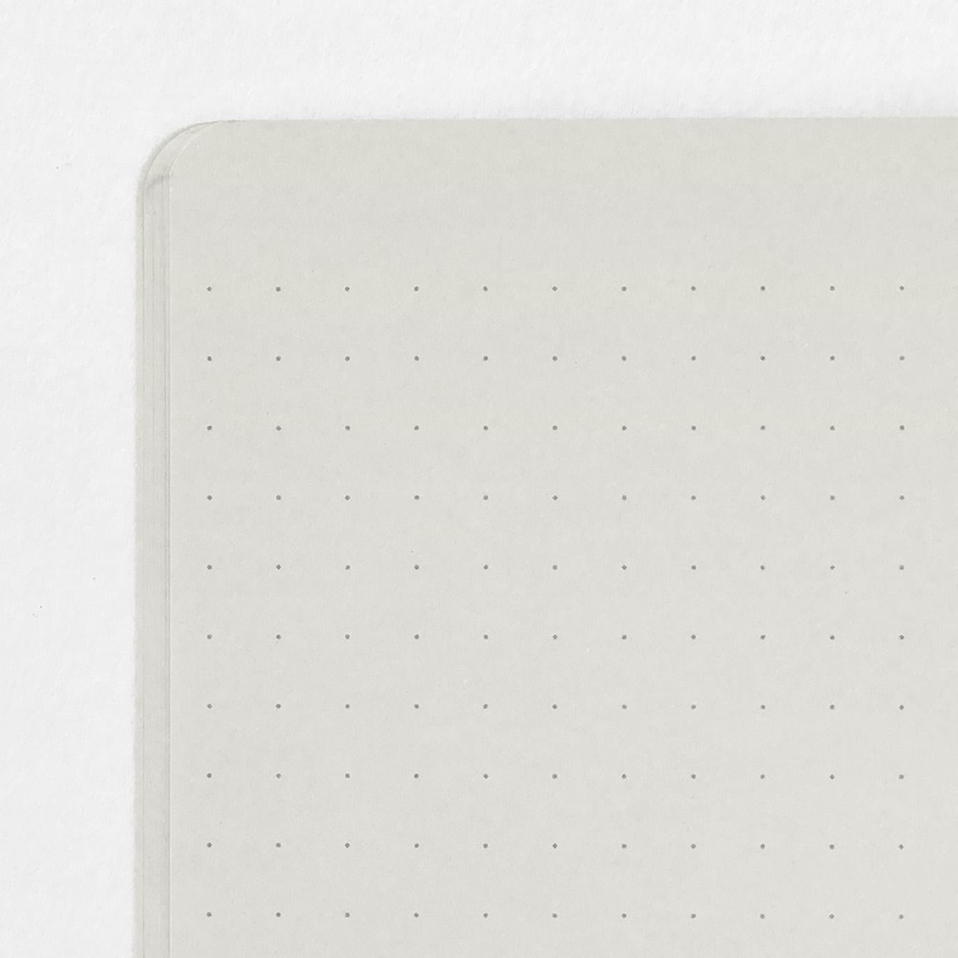 MIDORI | Notebook A5 Color Dot Grid Grey - Cuaderno con cuadrícula de puntos. Gris