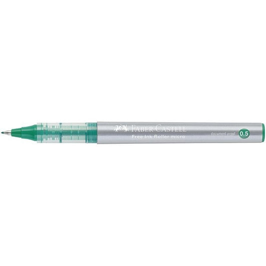 Bolígrafo Faber-Castell Roller Micro 0,5 mm Verde