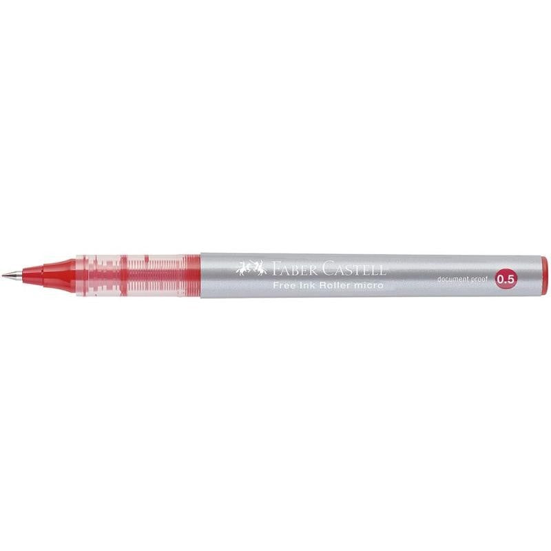 Bolígrafo Faber-Castell Roller Micro 0,5 mm Rojo