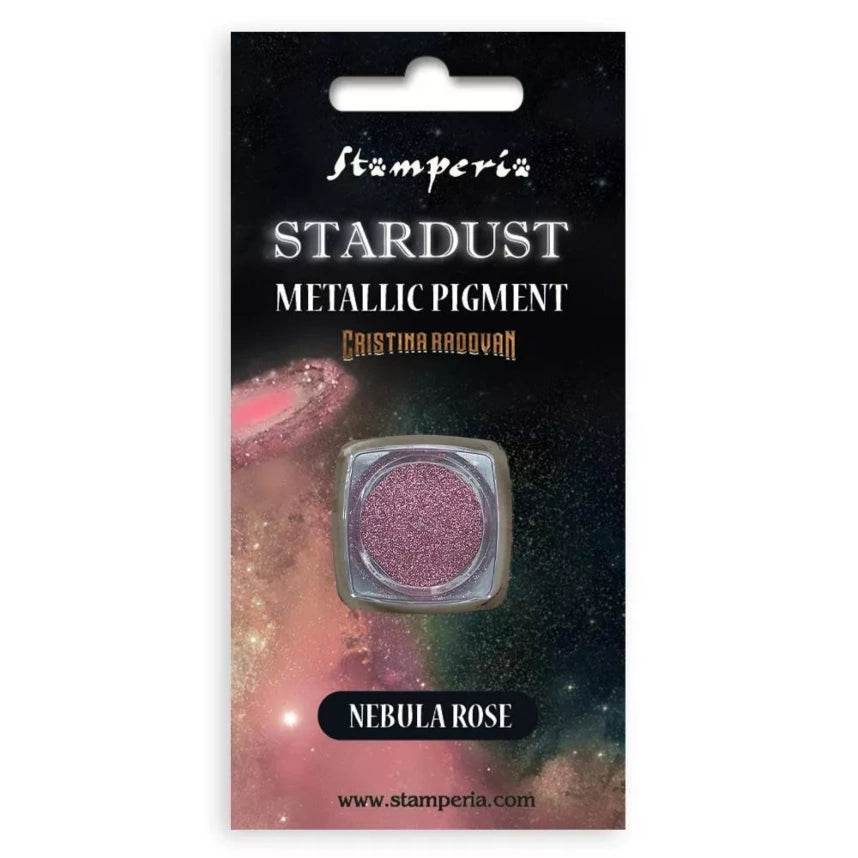 Pigmentos Stardust “Nebula Rose” Stamperia