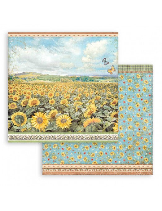 Colección Sunflower Art 30x30 Stamperia